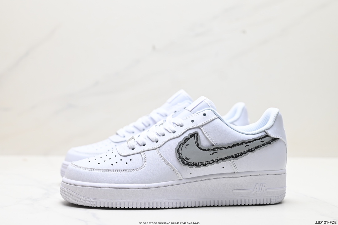 130 耐克Nike Air Force 1 Low 空军一号低帮百搭休闲运动板鞋 315122-111