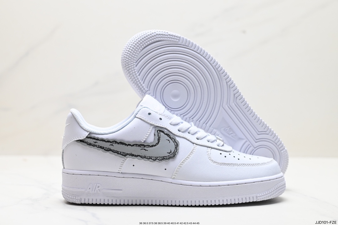 130 耐克Nike Air Force 1 Low 空军一号低帮百搭休闲运动板鞋 315122-111