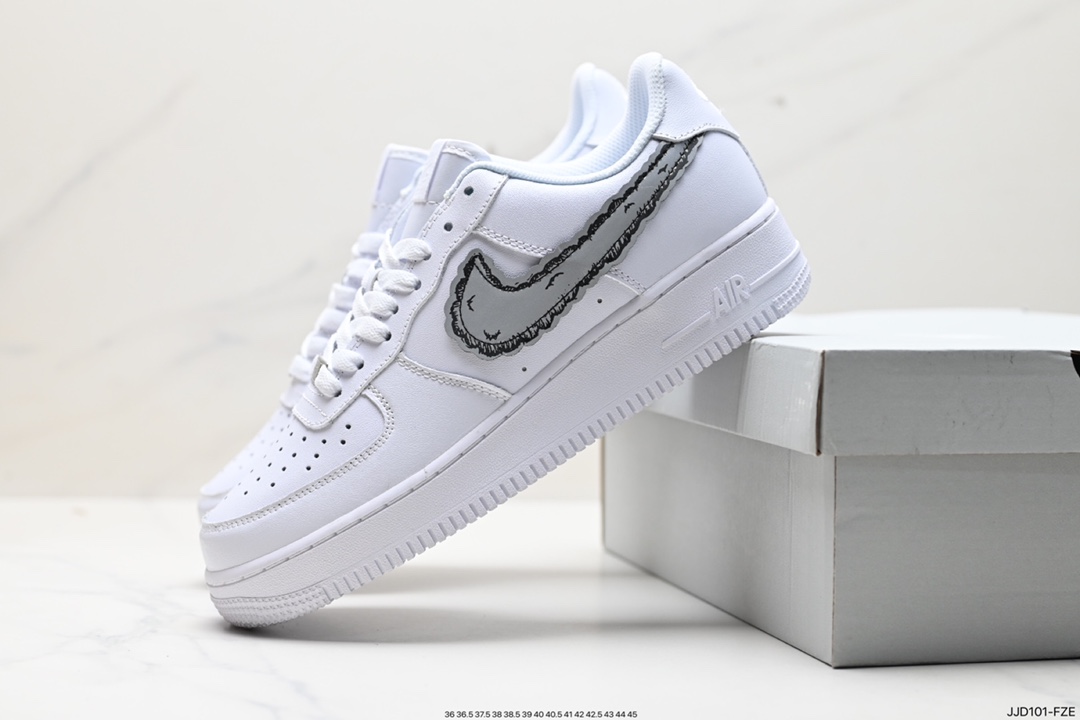 130 耐克Nike Air Force 1 Low 空军一号低帮百搭休闲运动板鞋 315122-111