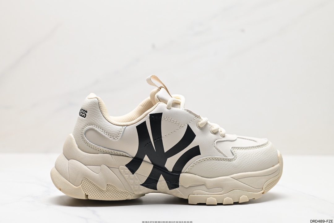 MLB Scarpe Sneaker Nero Bianco Stampa Top bassi