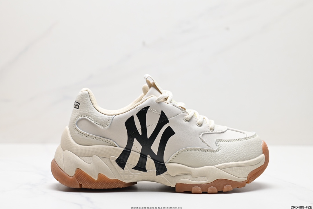 MLB Scarpe Sneaker Nero Bianco Stampa Top bassi