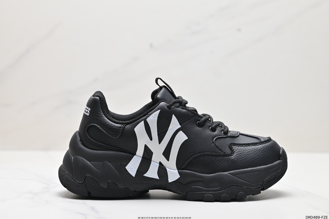 MLB Scarpe Sneaker Nero Bianco Stampa Top bassi