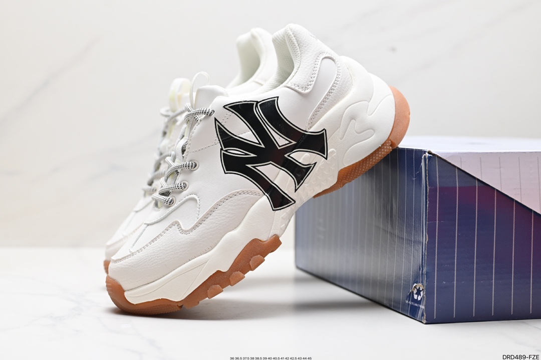 MLB Scarpe Sneaker Nero Bianco Stampa Top bassi