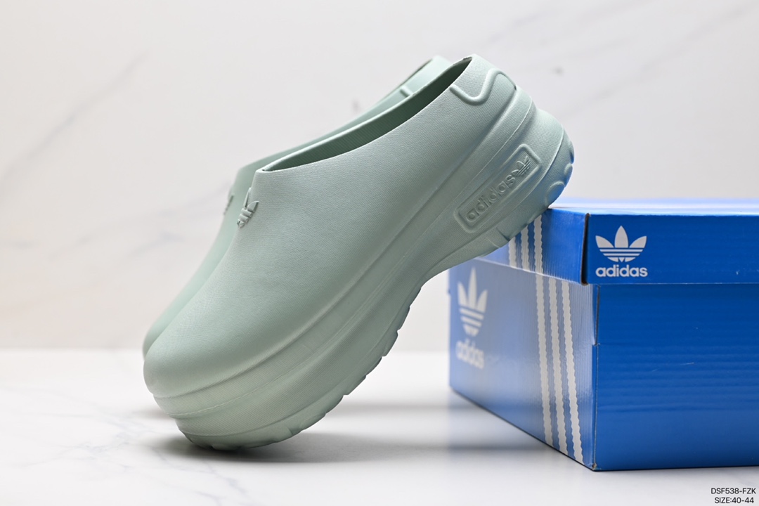 105 厨师拖鞋 adidas Originals AdiFOM Stan Smith Mule 运动凉鞋穆勒厨师鞋 IE7050