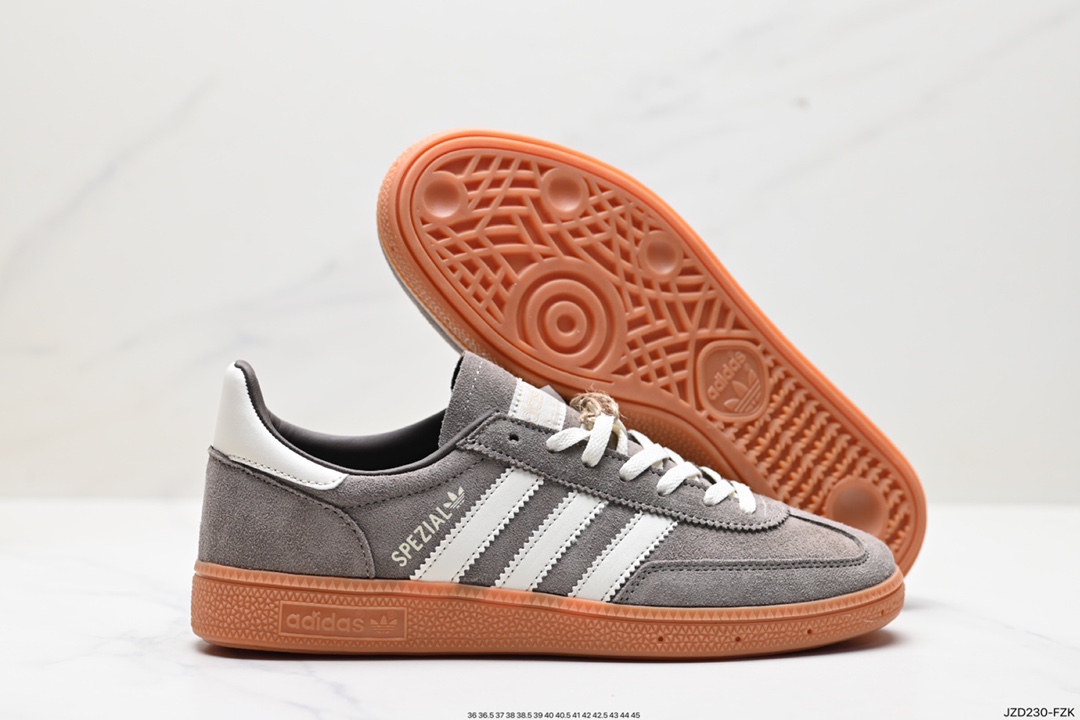 140 SHUKYU x E-WAX x 阿迪达斯/Adidas Handball Spezial”Brown”手球休闲鞋 BD7637