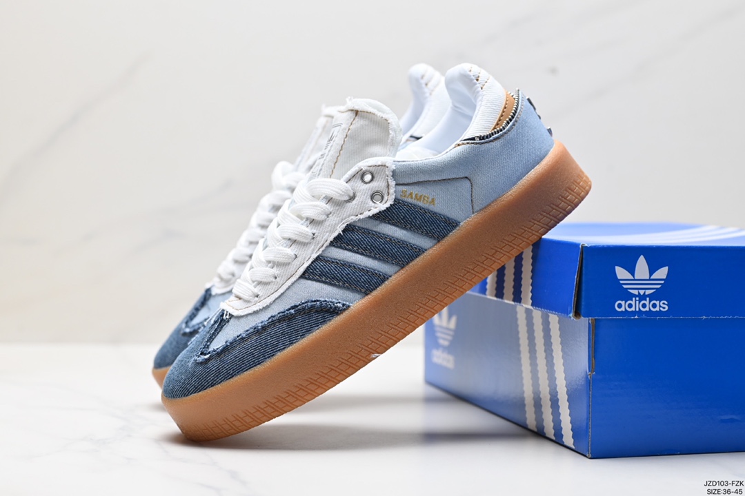 140 Adidas阿迪达斯三叶草SAMBA KITH CLARKS休闲鞋德训鞋复古板鞋 ll0001