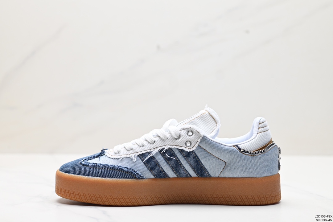 140 Adidas阿迪达斯三叶草SAMBA KITH CLARKS休闲鞋德训鞋复古板鞋 ll0001