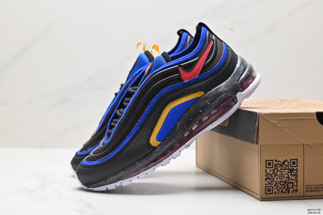 160 耐克 Nike Air Max 97 小勾子弹复古全掌气垫休闲运动鞋