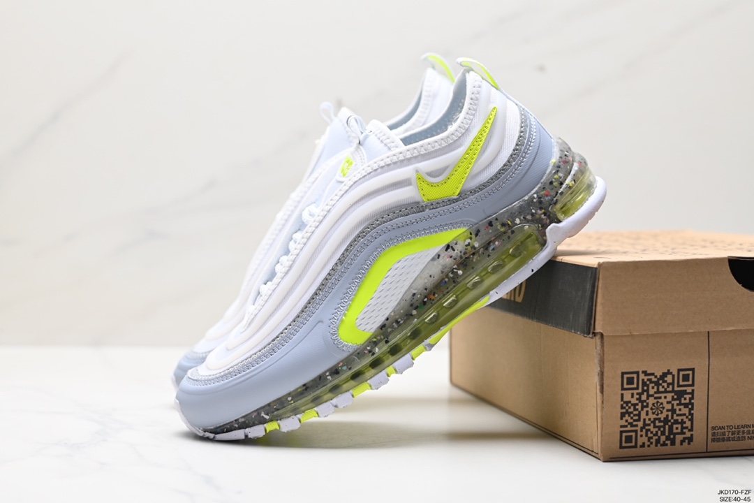 160 耐克 Nike Air Max 97 小勾子弹复古全掌气垫休闲运动鞋