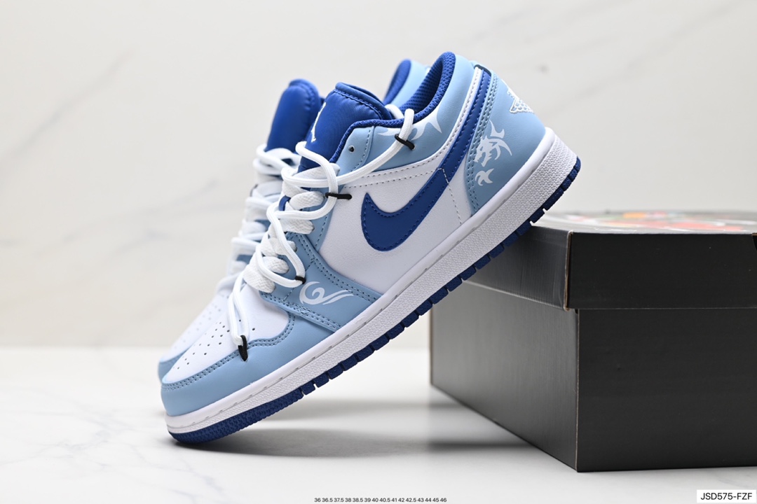 200 Nike Air Jordan 1 Low 黑粉 553558-414