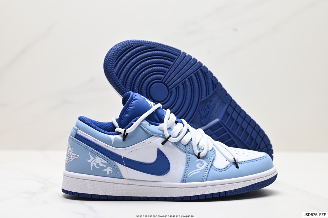 200 Nike Air Jordan 1 Low 黑粉 553558-414