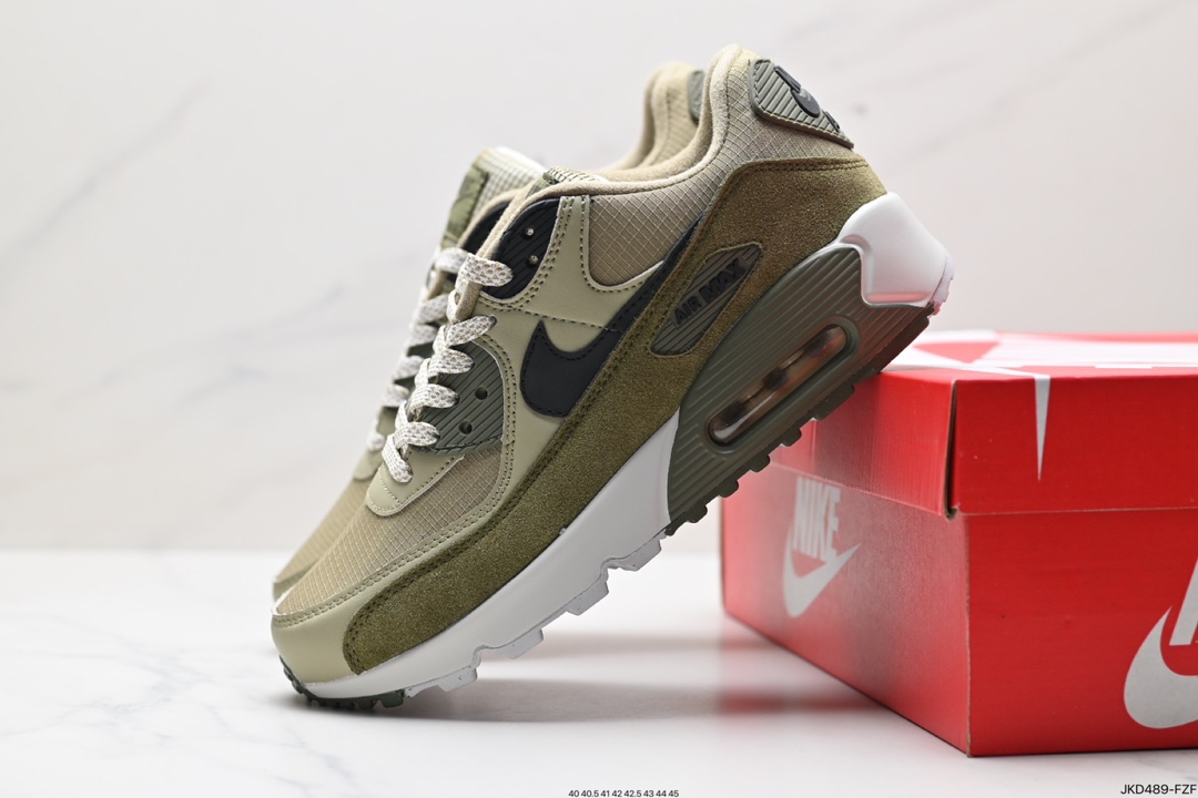 160 耐克Nike Air Max 90 经典复古小气垫缓震跑鞋 FB9657-200