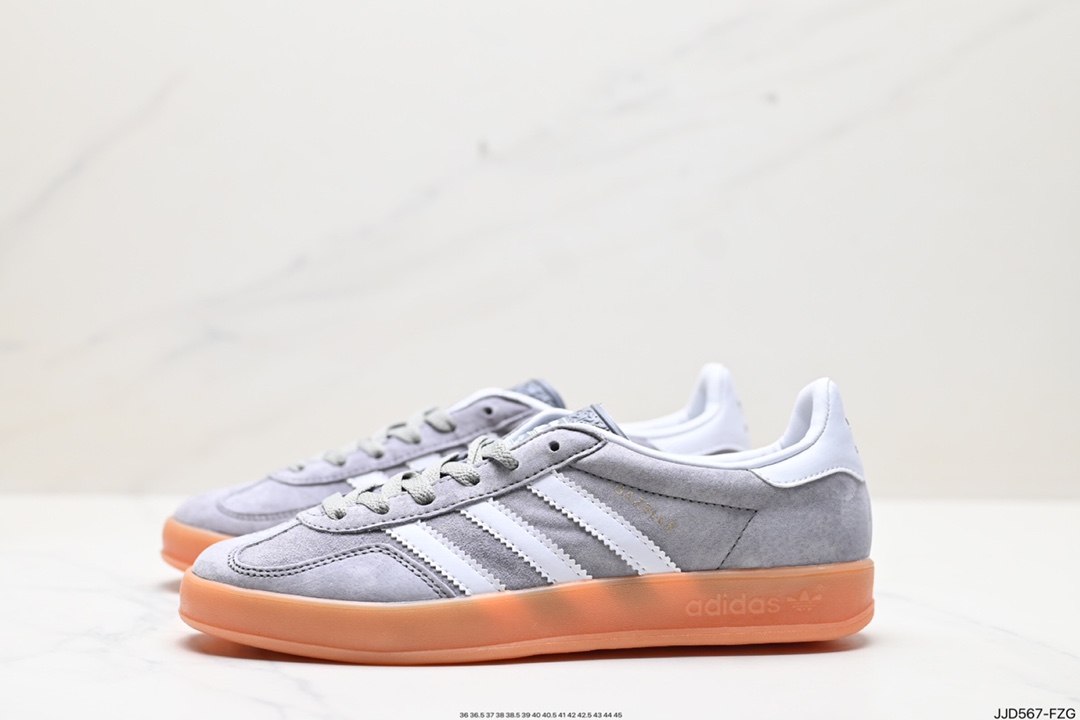 130 adidas Originals Gazelle INdoor 三叶草休闲防滑耐磨低帮板鞋 ID0978