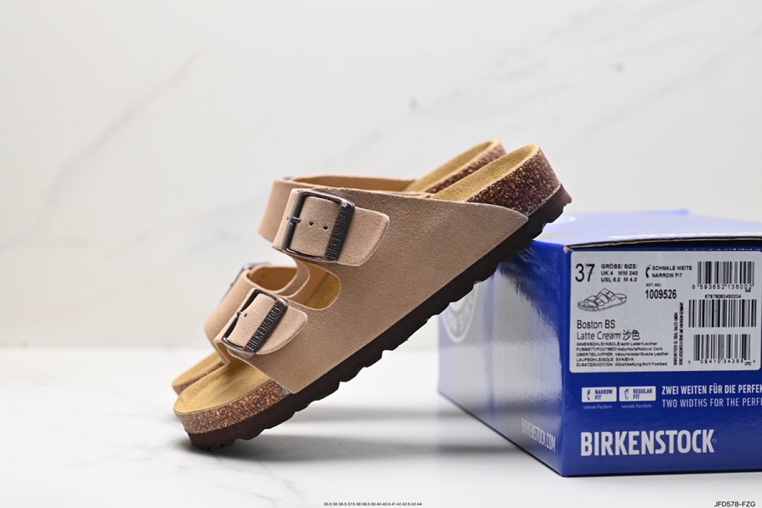 170 勃肯Birkenstock Boston Suede Shearling 波士顿系列士夏季凉鞋 1009526