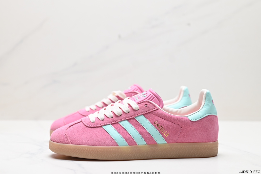 130 adidas Originals Gazelle INdoor 三叶草休闲防滑耐磨低帮板鞋  IH5015