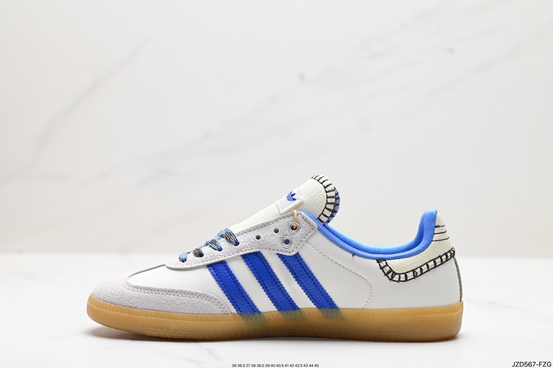 140 阿迪达斯三叶草Adidas Originals Samba Vegan OG”SPD”桑巴舞板鞋 IH7756