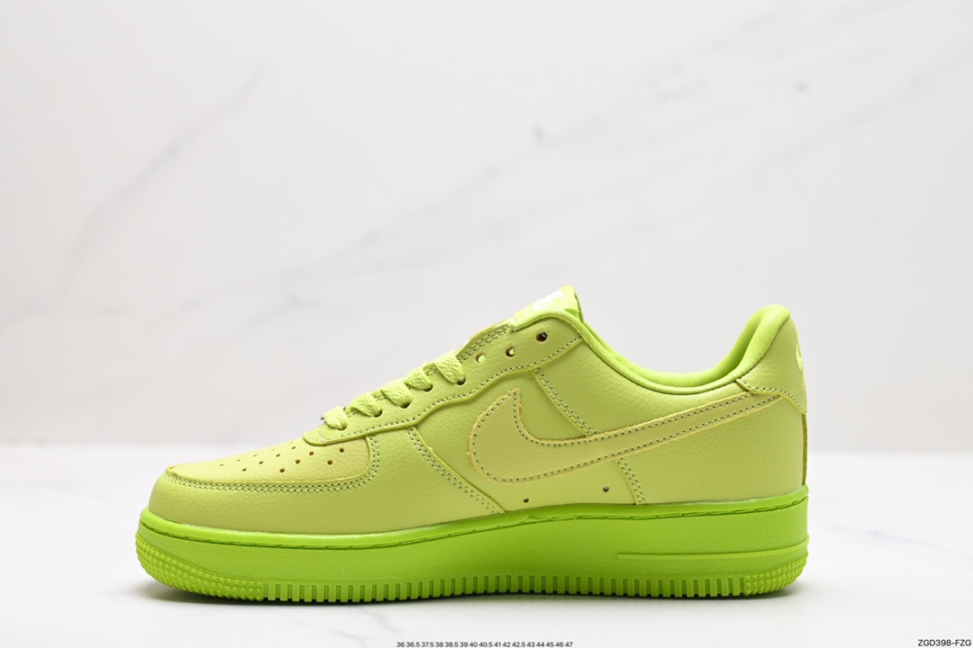 290 Cactus Plant Flea Market/CPFM x Nike Air Force 1 07 Low”CPFM Moss“空军一号板鞋“联名苔藓绿放大补丁字母” DC4457-104