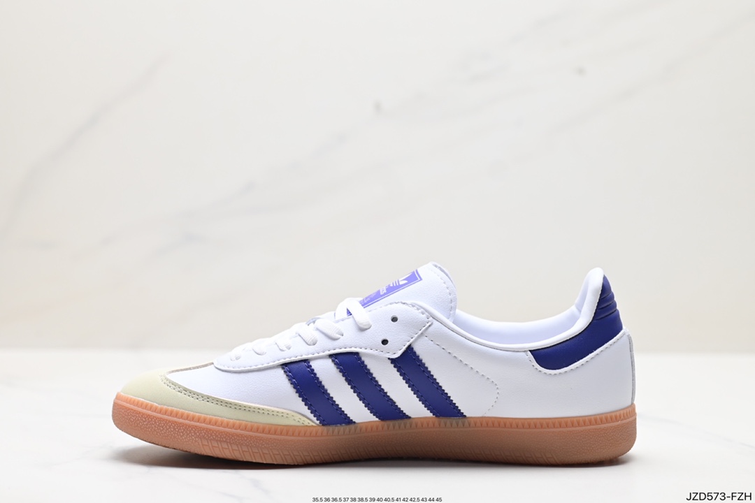 140 阿迪达斯三叶草Adidas Originals Samba Vegan OG”SPD“桑巴舞板鞋 lF6514