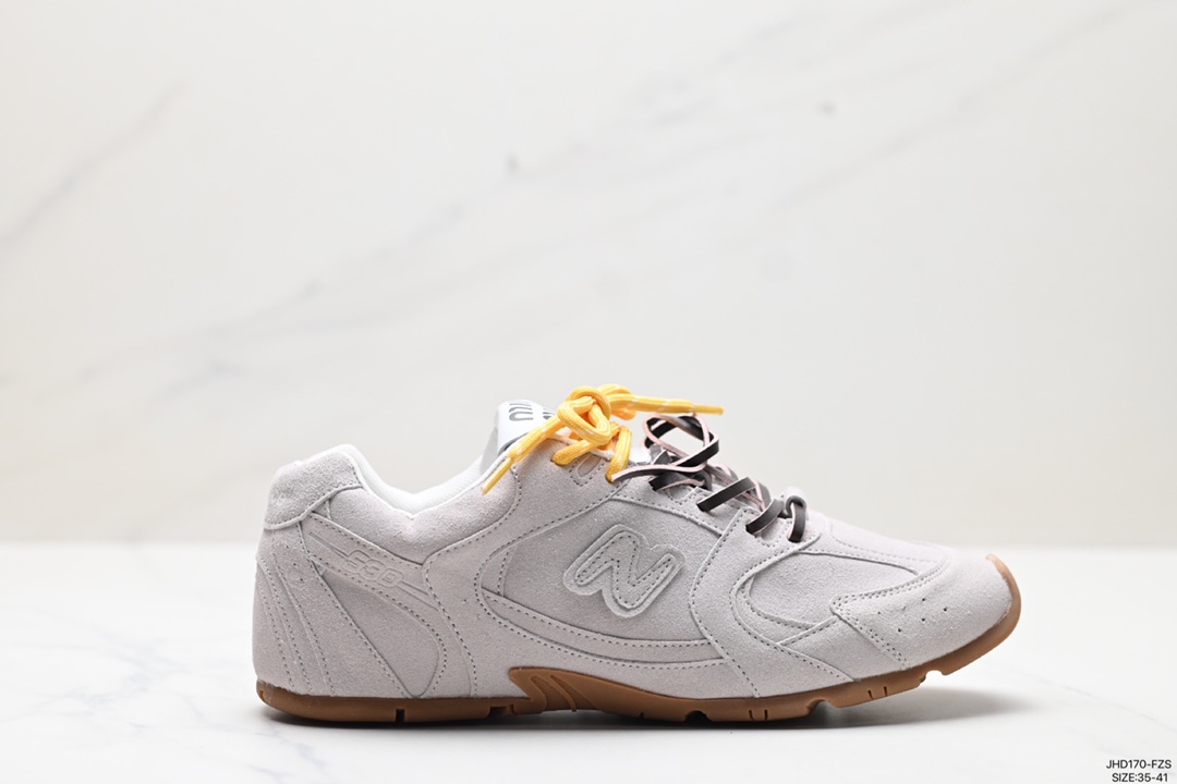 190 缪缪MiuMiu x NB新百伦New Balance 530 SL系列低帮慢跑鞋“联名翻毛卡其鞋带”