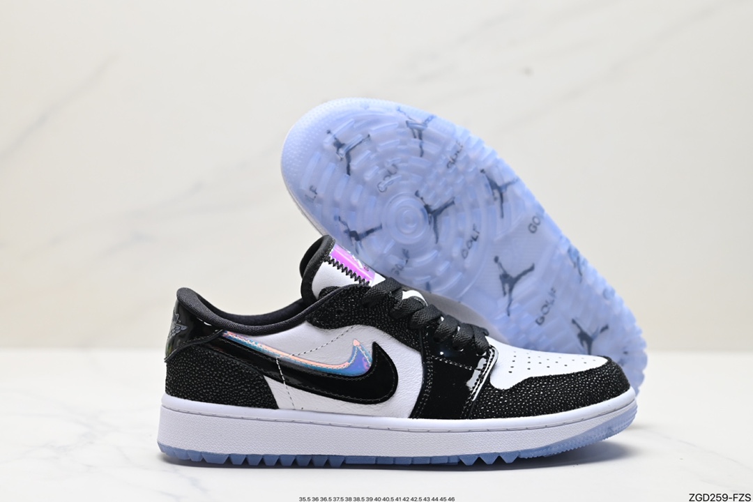 Air Jordan 1 Low Golf Patent Leather Panda FZ4159-100