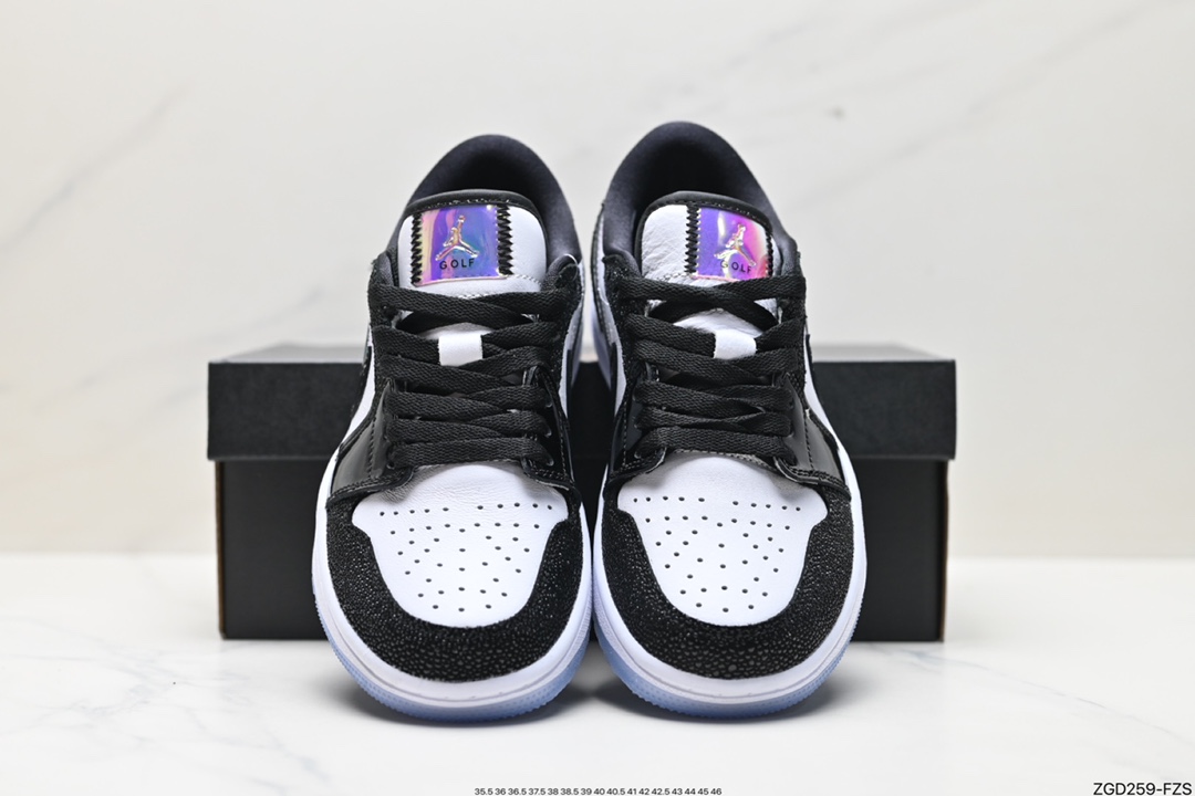 Air Jordan 1 Low Golf Patent Leather Panda FZ4159-100
