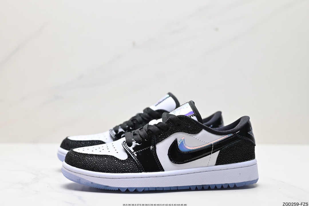 Air Jordan 1 Low Golf Patent Leather Panda FZ4159-100