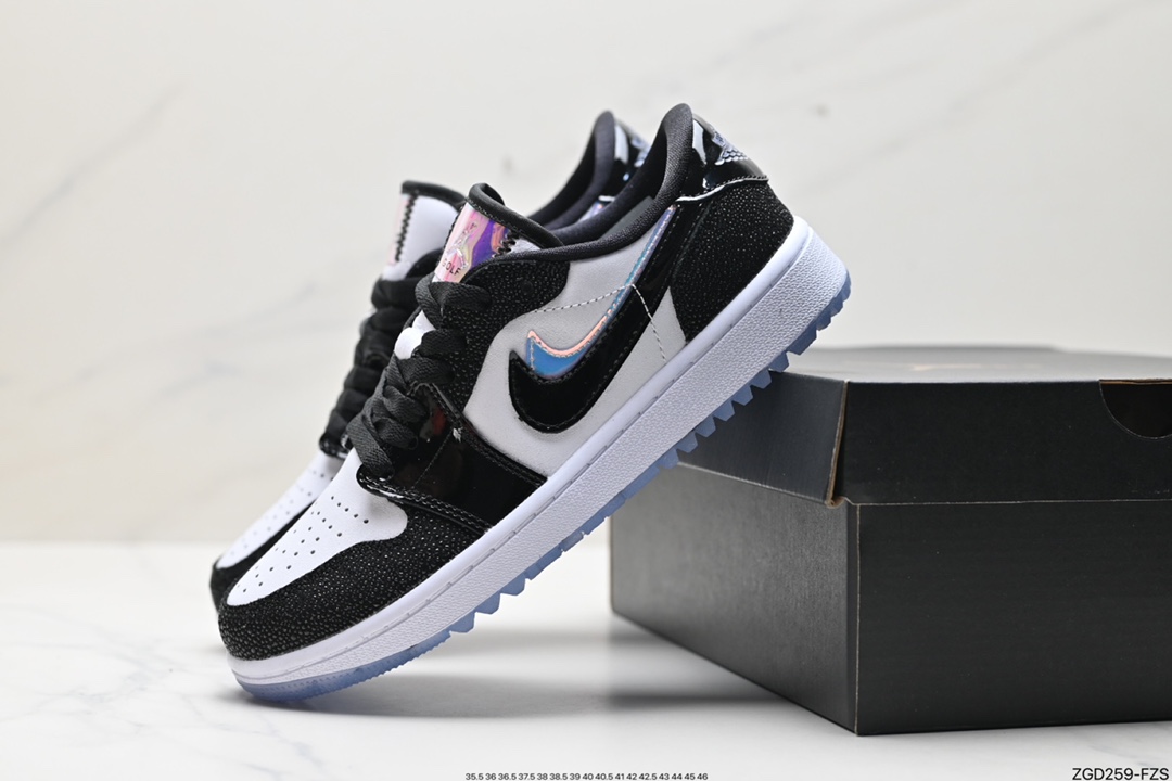 Air Jordan 1 Low Golf Patent Leather Panda FZ4159-100