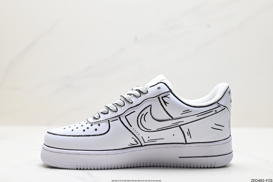 Nike Air Force 1 Low Air Force One low-top versatile casual sports shoes CW2288-811