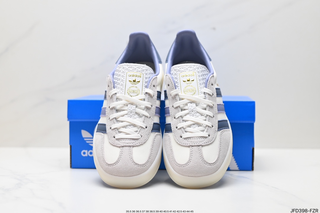 adidas Originals Gazelle INdoor clover casual non-slip wear-resistant low-top sneakers IG1643
