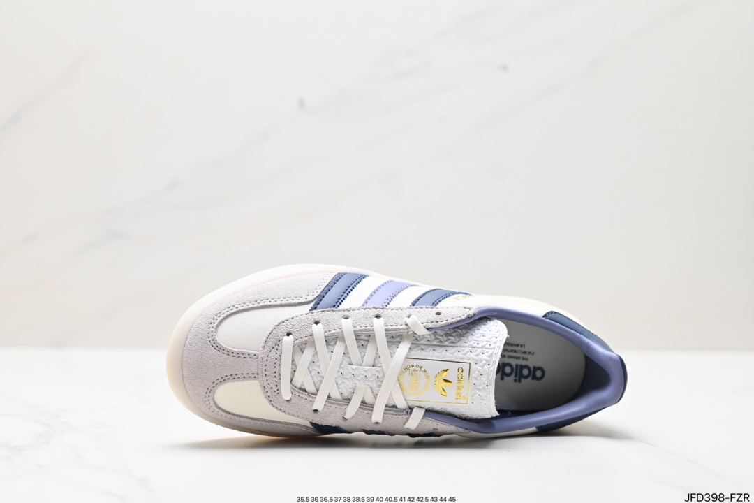 adidas Originals Gazelle INdoor clover casual non-slip wear-resistant low-top sneakers IG1643
