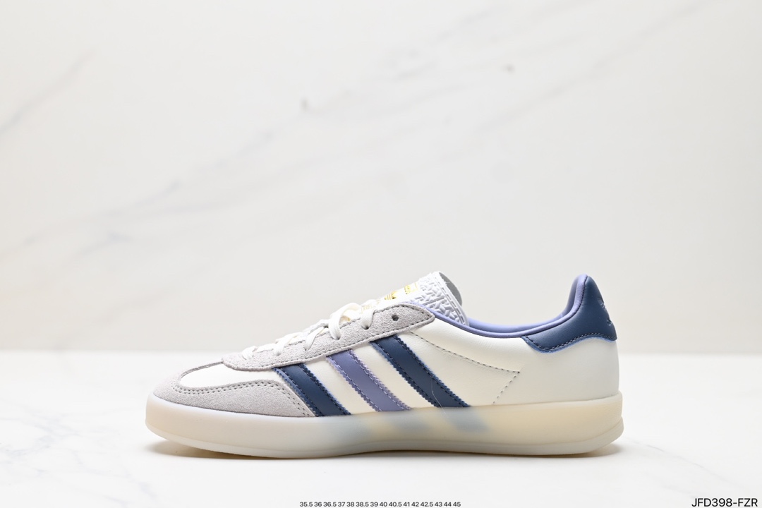 adidas Originals Gazelle INdoor clover casual non-slip wear-resistant low-top sneakers IG1643