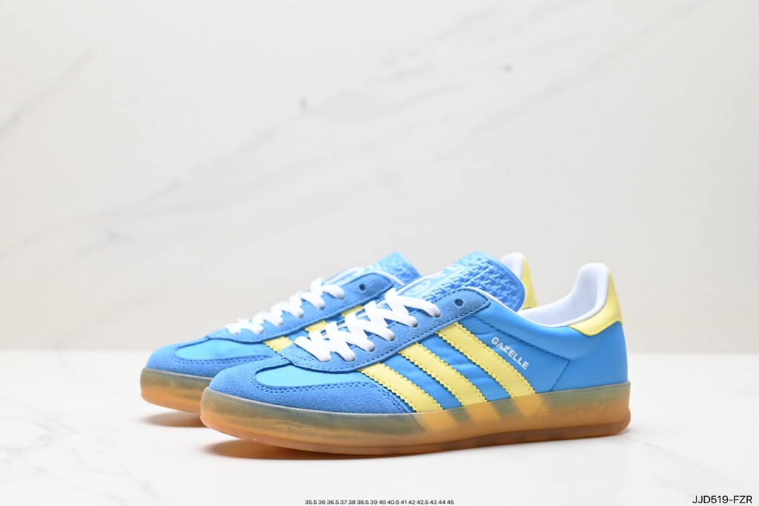 adidas Originals Gazelle INdoor clover casual non-slip wear-resistant low-top sneakers IE2960
