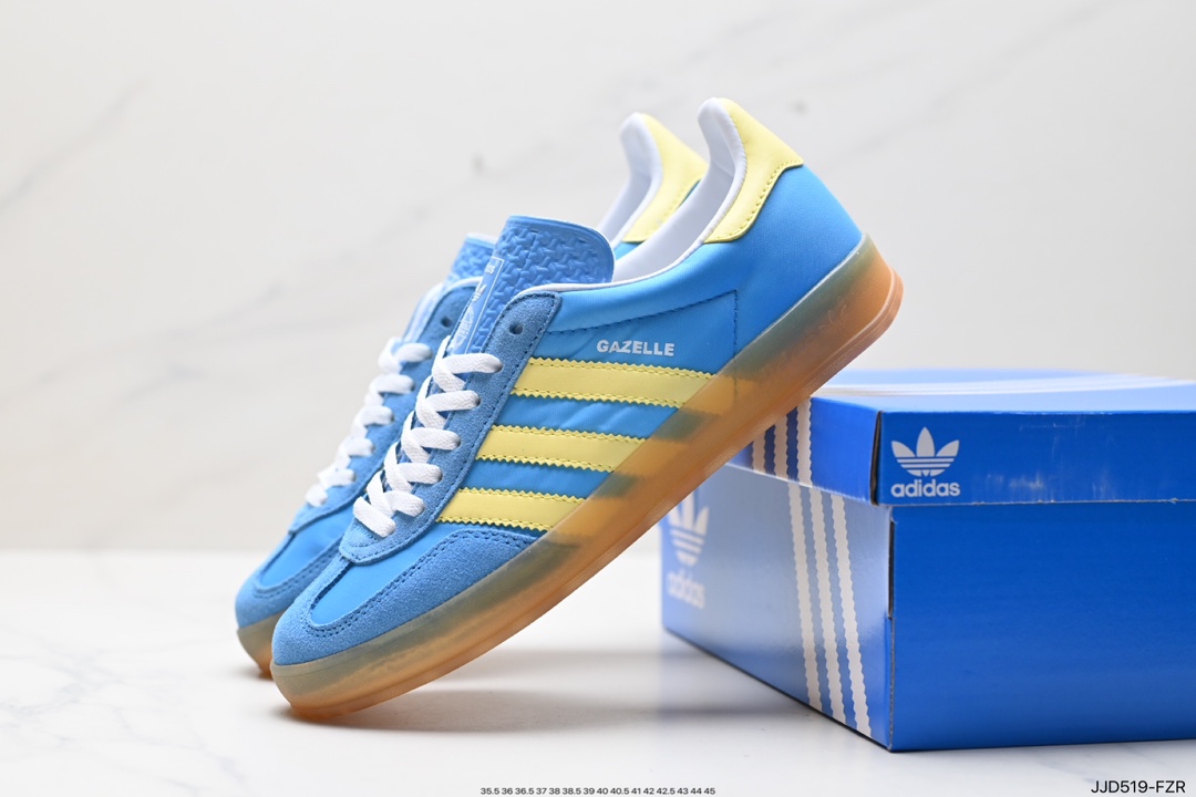 adidas Originals Gazelle INdoor clover casual non-slip wear-resistant low-top sneakers IE2960