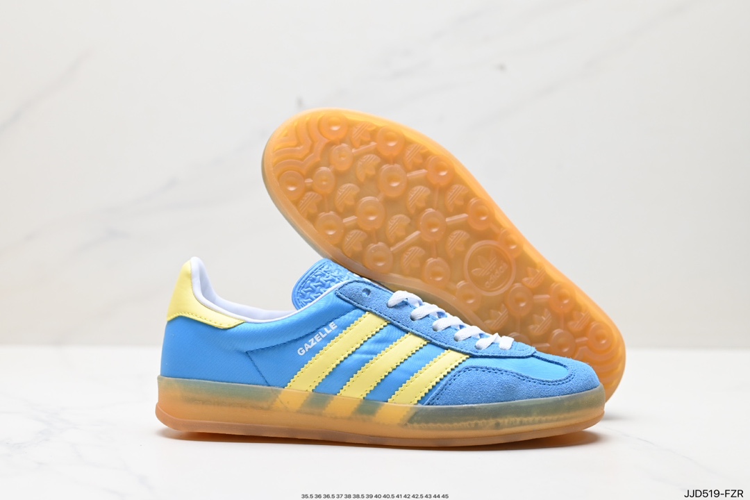 adidas Originals Gazelle INdoor clover casual non-slip wear-resistant low-top sneakers IE2960