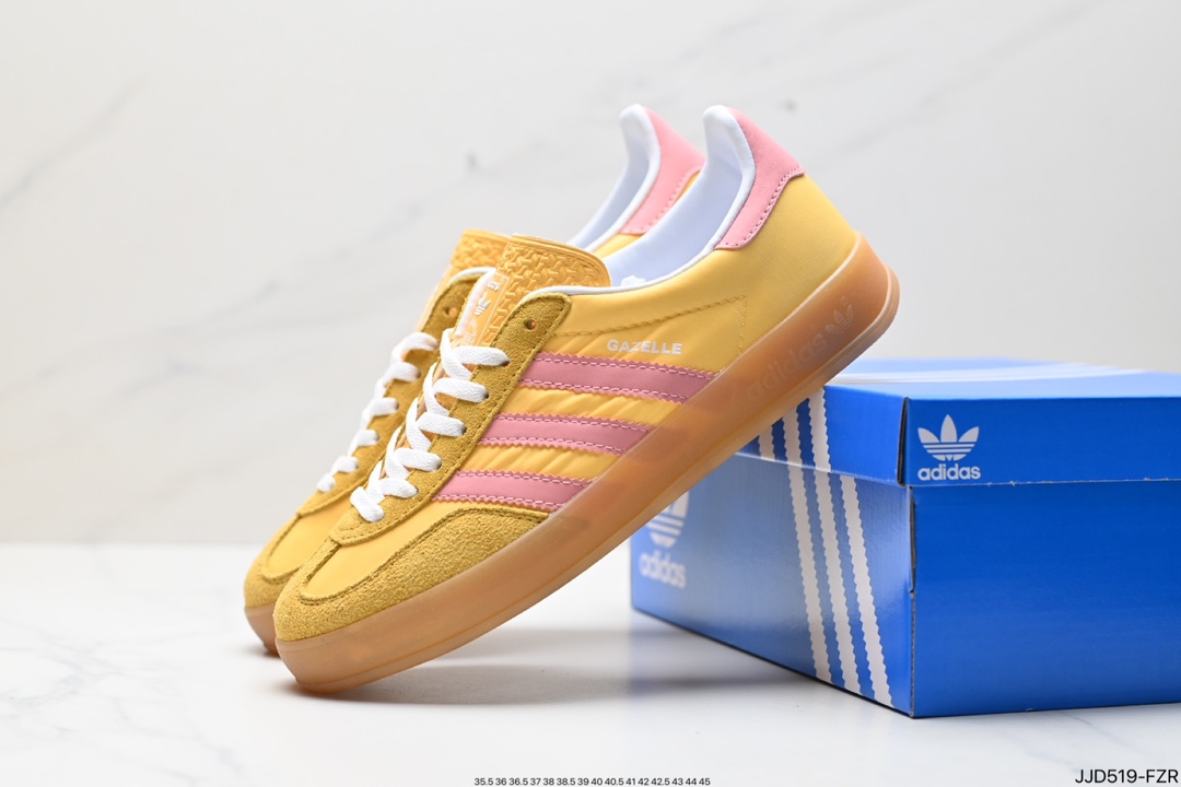 Adidas Originals Gazelle Indoor clover retro non-slip wear-resistant low-top sneakers IE2959