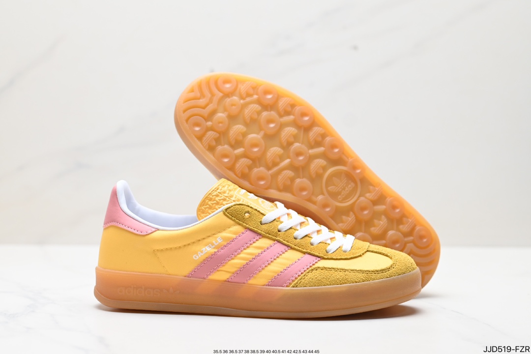Adidas Originals Gazelle Indoor clover retro non-slip wear-resistant low-top sneakers IE2959