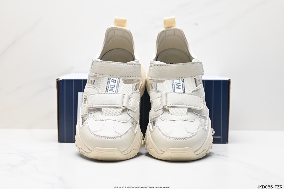 160 Korea韩国限定发售NY美国榄球洋基队限定 x MLB Big Ball Chunky Mesh 厚底慢跑鞋 3ASDCH143