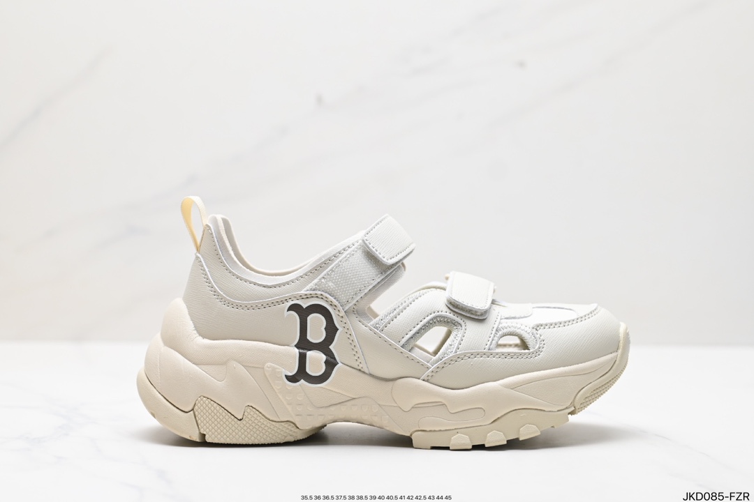 160 Korea韩国限定发售NY美国榄球洋基队限定 x MLB Big Ball Chunky Mesh 厚底慢跑鞋 3ASDCH143