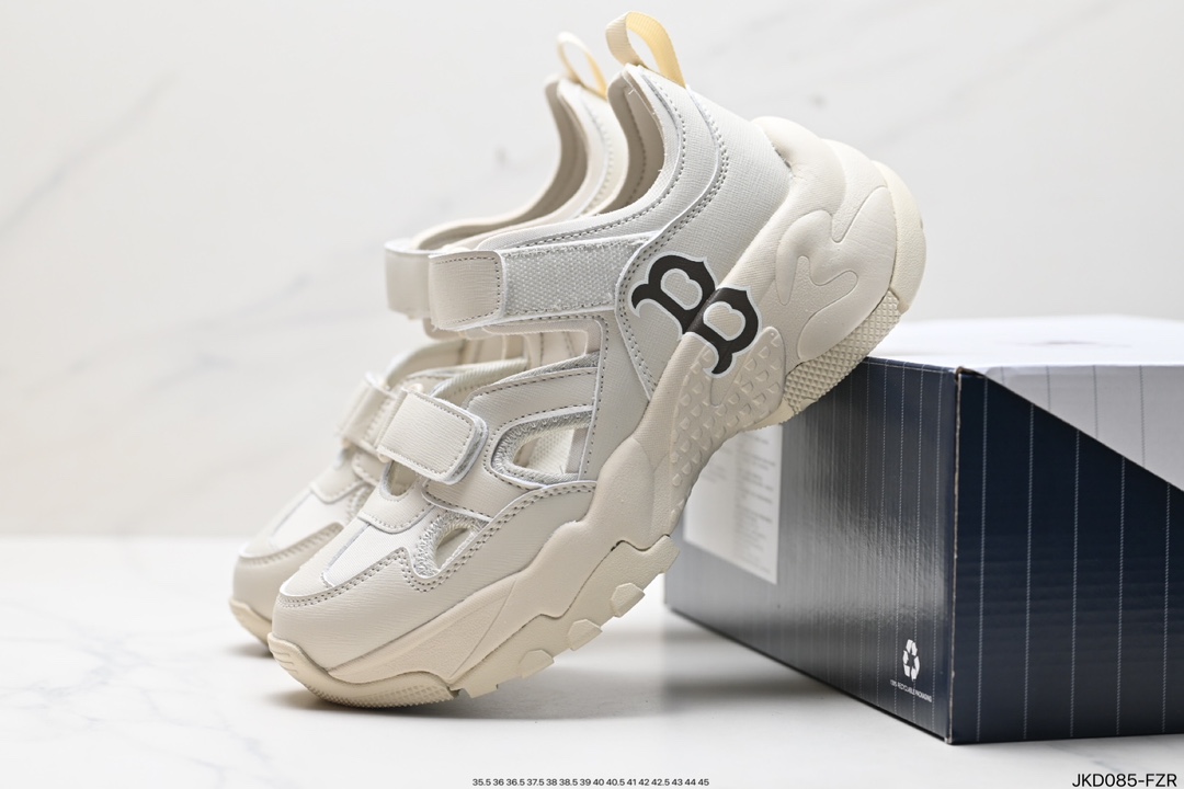 160 Korea韩国限定发售NY美国榄球洋基队限定 x MLB Big Ball Chunky Mesh 厚底慢跑鞋 3ASDCH143