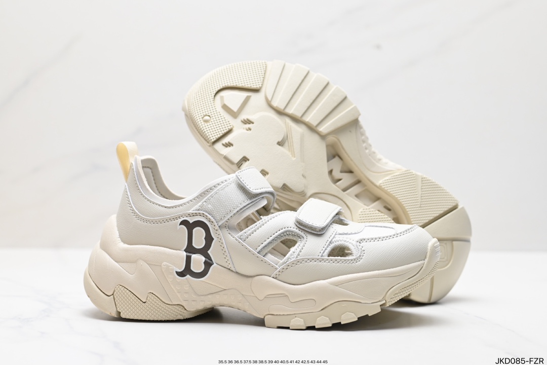160 Korea韩国限定发售NY美国榄球洋基队限定 x MLB Big Ball Chunky Mesh 厚底慢跑鞋 3ASDCH143
