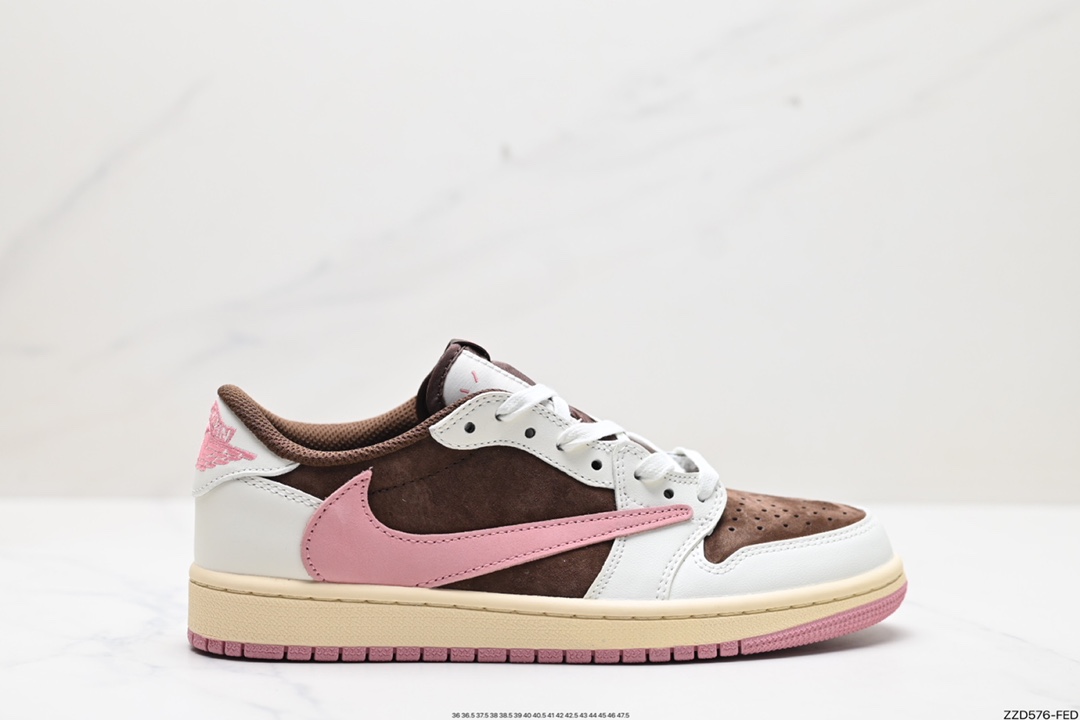 AJ1 Travis Scott x Air Jordan 1 ”Reverse Mocha” AJ1 Joe 1 TS Lightning DM7866-106