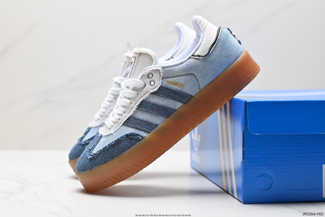 Adidas SAMBA KITH CLARKS casual shoes German training shoes retro board shoes classic sports shoes ll0001