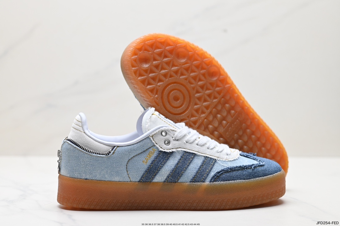Adidas SAMBA KITH CLARKS casual shoes German training shoes retro board shoes classic sports shoes ll0001