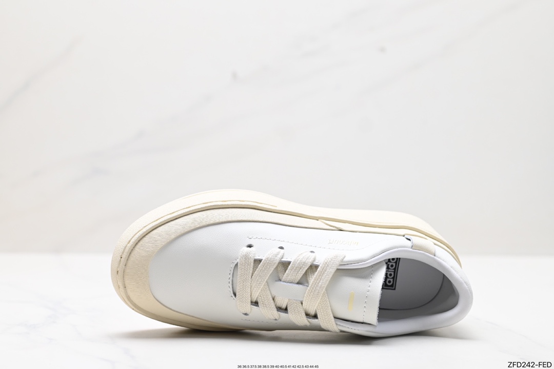 adidas LABCOURT versatile casual comfortable wear-resistant breathable low-top sneakers lF1709