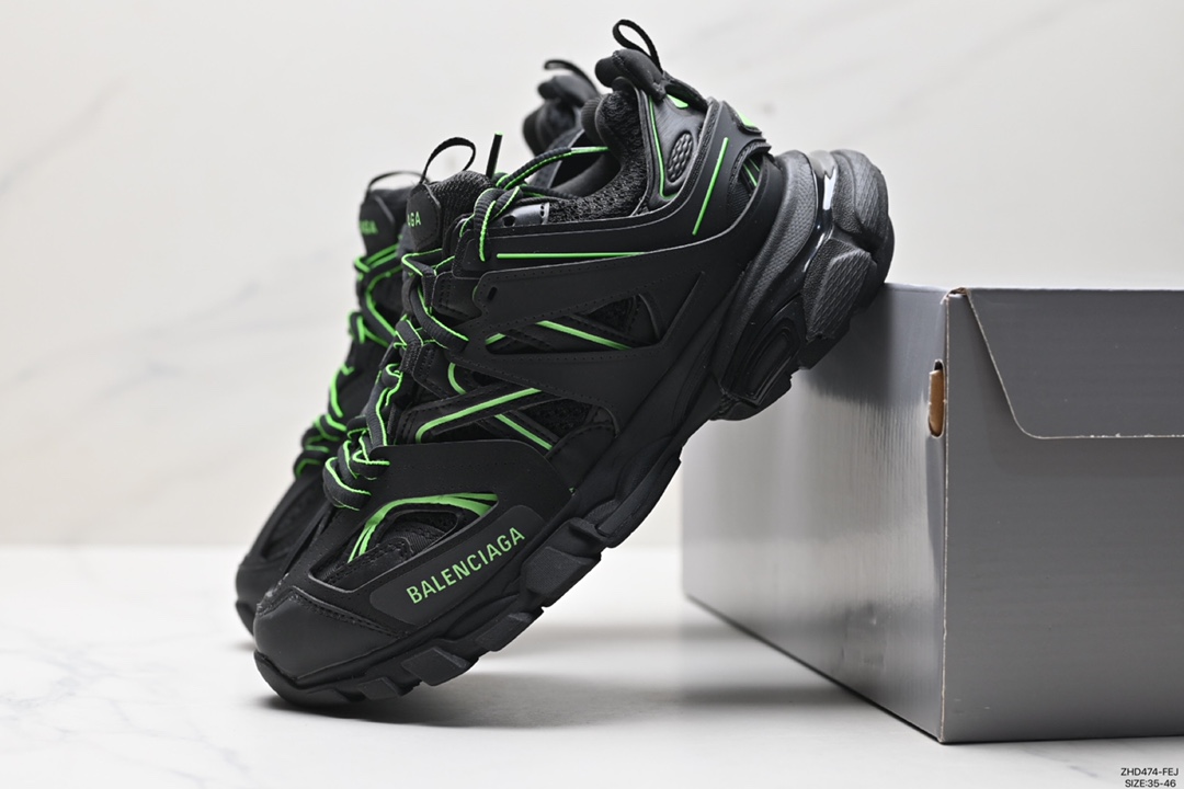 300 巴黎世家BALENCIAGA Track Trainers 3.0代复古野跑姥爹潮流百搭慢跑鞋 542023 W2LA1 2042