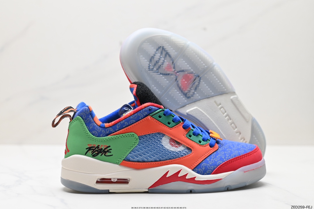Air Jordan 5 Low ”Chinese New Year” AJ5 China Limited Low-top Basketball Shoes DR6287-486