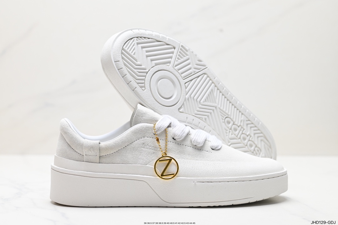 adidas LABCOURT versatile casual comfortable wear-resistant breathable low-top sneakers ID6228