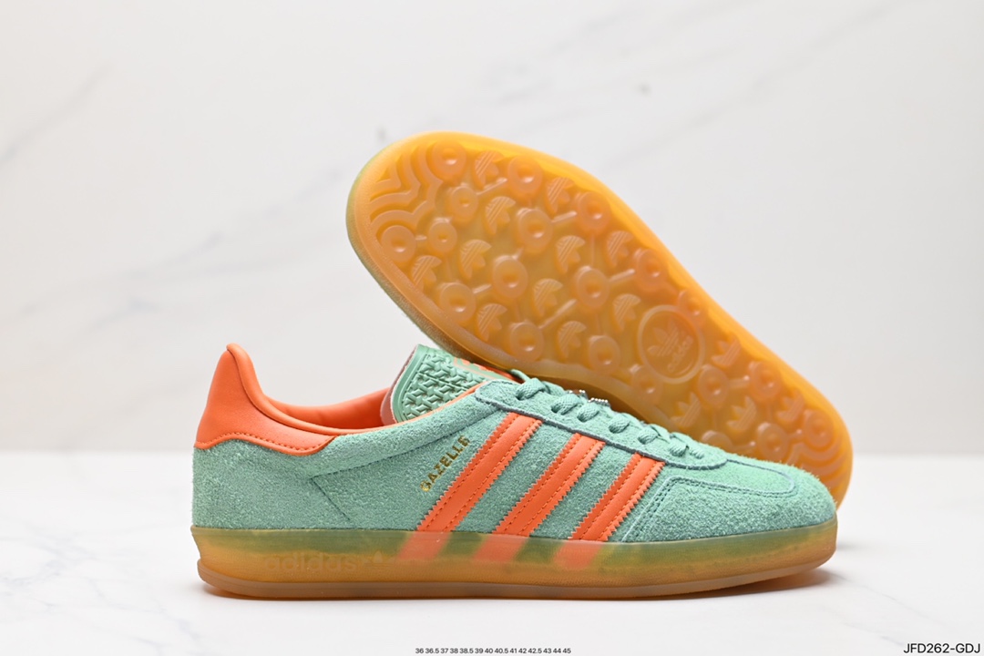 Ad Originals Gazelle Indoor clover retro casual non-slip wear-resistant low-top shoes HQ8714