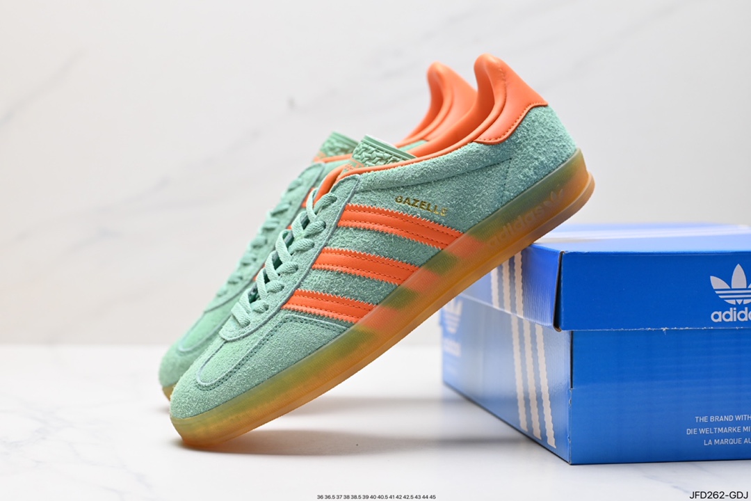 Ad Originals Gazelle Indoor clover retro casual non-slip wear-resistant low-top shoes HQ8714