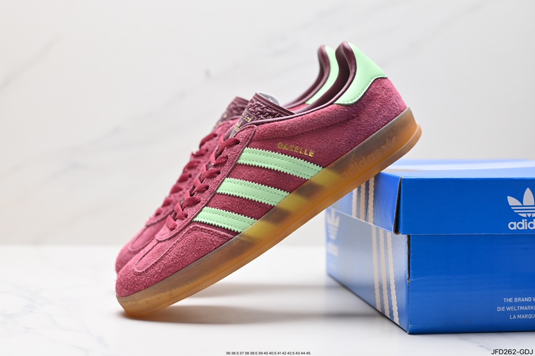 Ad Originals Gazelle Indoor clover retro casual non-slip wear-resistant low-top shoes HQ8714